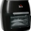 HOMCOM Heißluftfritteuse 11 L 1800W Mit 8 Menüs Zubehör Backofen Dehydrator Barbecue Für Gesundes ölfreies Fettarmes Kochen Stahl Schwarz 32 X 35,6 X 37,9 Cm -Günstiges Brat Lust Geschäft 0173536b34b242c7c96b4fc1ec3daeba