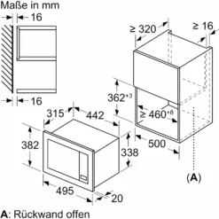 Siemens IQ300 BF523LMB3, Integriert, Solo-Mikrowelle, 20 L, 800 W, Drehregler, Berührung, Schwarz, Edelstahl -Günstiges Brat Lust Geschäft 03d189e0bb47bdcd639fd1fe9aadd4c2