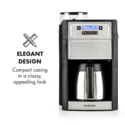 Aromatica II Thermo Kaffeemaschine, Mahlwerk, 1,25 L, Silber -Günstiges Brat Lust Geschäft 0449c16f6eb3451ae7bee3fb55345b79