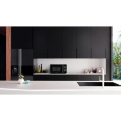 MEDION 2in1 Mikrowelle Mit Grill (20 Liter, 700 Watt, 800 Watt Grill, 5 Leistungsstufen, 3 Kombi-Stufen, Auftaufunktion, MD10495) Schwarz / Silber -Günstiges Brat Lust Geschäft 044a0a8a362f8468fd510f82e79464ec