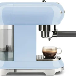 SMEG Espresso Kaffeemaschine Pastell Blau ECF01PBE -Günstiges Brat Lust Geschäft 04a2d220ed0242af43835672cbe6dc8a