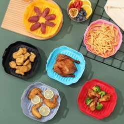 Air Fryer Heißluftfritteuse Silikon Topf Wiederverwendbar Ersatzeinlagen Korb Backofen Pad Hitzebeständige Backblech Fried Pizza Heißluftfritteuse Matte (Blau) 8 Air Fryer Heißluftfritteuse Silikon Topf Wiederverwendbar Ersatzeinlagen Korb Backofen Pad Hitzebeständige Backblech Fried Pizza Heißluftfritteuse Matte (Blau) -Günstiges Brat Lust Geschäft 05b16c2447cfe28934a5385a9931553e