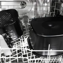 BALTER Heißluftfritteuse Friteuse Heißluft Fritteuse XXXL LCD 6,2L -Günstiges Brat Lust Geschäft 061a460fcaa824283a746300c486c1be