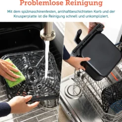 COSORI 6.4L DUAL BLAZE XXL Heißluftfritteuse, Grau -Günstiges Brat Lust Geschäft 07d45392c06d16080d48de890ab7581a