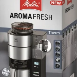 Melitta Aroma Fresh Therm - Kaffeemaschine - Edelstahl/schwarz -Günstiges Brat Lust Geschäft 090fbf1039d044ff687c2c31bad5d903