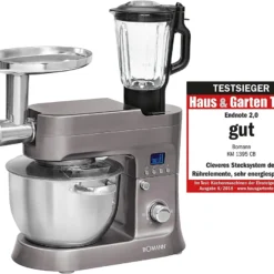 Bomann KM 1395 CB - 6,2 L - Edelstahl - Kneten - Mixen - Edelstahl - 1200 W - 220 - 240 V -Günstiges Brat Lust Geschäft 095fc64d7fd3d8e80e4e49d5d6fe93e7