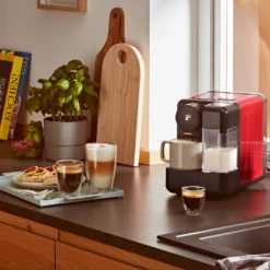Tchibo Cafissimo Milk Kaffeemaschine Kapselmaschine Inkl. 30 Kapseln Für Caffè Crema, Espresso, Kaffee Und Milchspezialitäten, Rot -Günstiges Brat Lust Geschäft 0ab6ba70609adefa4566536c2dc03766