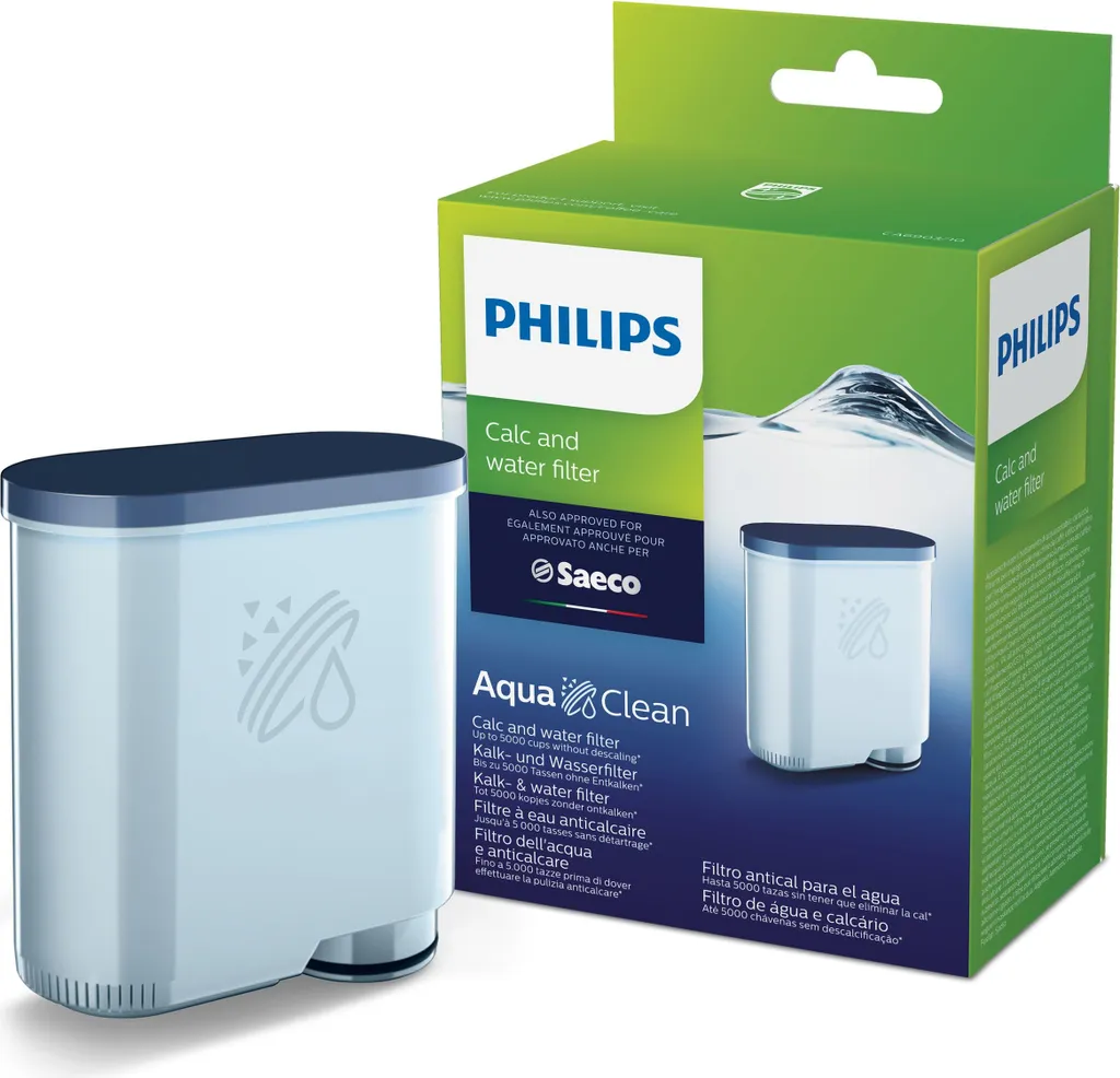 Philips Saeco Aqua Clean Kalk- Und Wasserfilter Für Kaffeevollautomaten / CA6903/10 3 Philips Saeco Aqua Clean Kalk- Und Wasserfilter Für Kaffeevollautomaten / CA6903/10