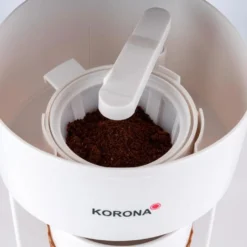 KORONA Kaffee To Go Kaffeemaschine Braun/Weiß Mit Becher -Günstiges Brat Lust Geschäft 0b82be6cea018b4239843dee11650454
