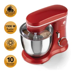 Kochwerk Küchenmaschine - 5,5 Liter Fassungsvermögen - Rot -Günstiges Brat Lust Geschäft 0c8c42ff7ed40520a8167c15fe90baf7
