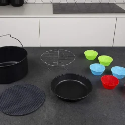 Princess 10-tlg. Heißluftfritteuse-Zubehör-Set 5,2L Metall Und Silikon 32 Princess 10-tlg. Heißluftfritteuse-Zubehör-Set 5,2L Metall Und Silikon -Günstiges Brat Lust Geschäft 0e2641140cab49121a3a232e1e644c8e