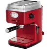 Russell Hobbs Espressomaschine Retro Rot Siebträger (15 Bar, 2 Tassen-Einsätze, 1,1l Abnehmbarer Wassertank, Dampf-Milchschaumdüse, Portionierlöffel Mit Tamper) Kaffeemaschine -Günstiges Brat Lust Geschäft 0f02c3ebd741c270fa403f8bf5211275