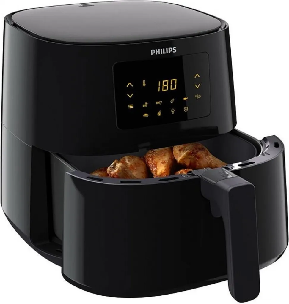 Philips Airfryer XL Essential HD9270/96 Heißluftfritteuse 1,2kg 6,2l Schwarz 4 Philips Airfryer XL Essential HD9270/96 Heißluftfritteuse 1,2kg 6,2l Schwarz – Bild 2