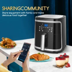 Aigostar Cube Smart - 7L Intelligente Heißluftfritteuse, Friteuse Heissluft 1900 W Heissluftfriteuse, 7 Programmen, Warmhalten, 20 Rezepte, Ohne Öl -Günstiges Brat Lust Geschäft 0feeed7d27a25709f5f2528fa42f1d79