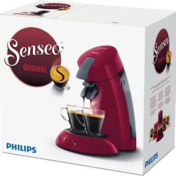 Philips Senseo Kaffeepadmaschine HD 6553/80 Original, Farbe Rot -Günstiges Brat Lust Geschäft 10ac0d04fe4d69e4d71bfc83d9a40977