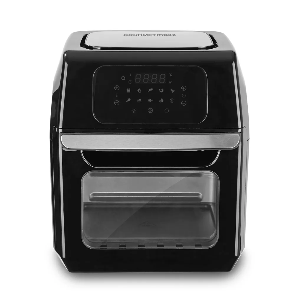 GOURMETmaxx Heißluft-Fritteuse Digital - 12l - 1800W Heißluft Fritteuse Fettfrei 12L Friteuse Airfryer Digital Drehgrill XL Fritöse 12 GOURMETmaxx Heißluft-Fritteuse Digital - 12l - 1800W Heißluft Fritteuse Fettfrei 12L Friteuse Airfryer Digital Drehgrill XL Fritöse – Bild 10