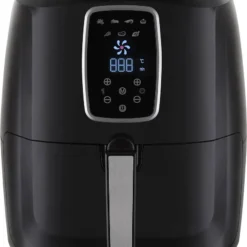 LMG Heißluftfritteuse XXL Premium 5.2L - Airfryer Mit Touch-Bedienfeld, Neueste Technik, 100% Knusprig, Ohne Fett – Backen, Frittieren, Grillen, Rösten - Spülmaschinenfest - Extrem Leise Anwendung -Günstiges Brat Lust Geschäft 1191675bc9b64808f44e02914bbd6ed3