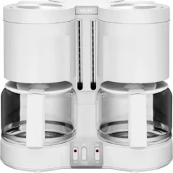 KRUPS Kaffeemaschine KM 8501 2 X 10 Tassen 2 X 1100 W Weiß