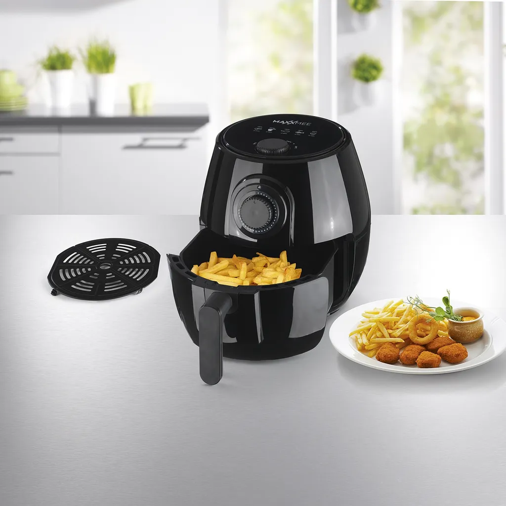 MAXXMEE Heißluft-Fritteuse - 4 L Fassungsvermögen - Schwarz 9 MAXXMEE Heißluft-Fritteuse - 4 L Fassungsvermögen - Schwarz – Bild 7