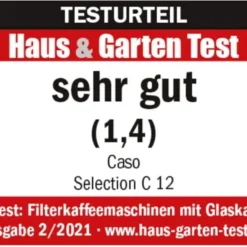 CASO Selection C12 - Design-Kaffeemaschine Für Bis Zu 12 Tassen Kaffee, 1,5 L Wassertank, Edelstahlgehäuse, Warmhaltefunktion, Timer, Inkl. Permanentfilter 20 CASO Selection C12 - Design-Kaffeemaschine Für Bis Zu 12 Tassen Kaffee, 1,5 L Wassertank, Edelstahlgehäuse, Warmhaltefunktion, Timer, Inkl. Permanentfilter -Günstiges Brat Lust Geschäft 12d0354d9bb47c5c974e532c7422dac4