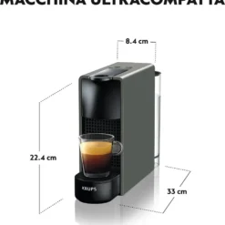 Krups Nespresso Essenza Mini XN110B - Kaffeetassenmaschine - Grau 13 Krups Nespresso Essenza Mini XN110B - Kaffeetassenmaschine - Grau -Günstiges Brat Lust Geschäft 12e7e93cf3556ee886bf3f1d98feddc3
