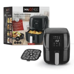 Heißluftfritteuse Fritteuse Fettarm Heißluft 1300W Touch Display Timer Schwarz -Günstiges Brat Lust Geschäft 134c1e597cde08fda277bcff9a70b8a3