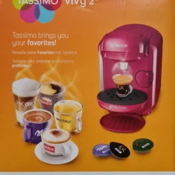 Bosch Tassimo Vivy2 Kapselmaschine TAS1401, Kompaktes Design, Vollautomatisch, Geeignet Für Alle Tassen - Pink -Günstiges Brat Lust Geschäft 1384010da8fdf2a4f34a8f2ab52db2c1