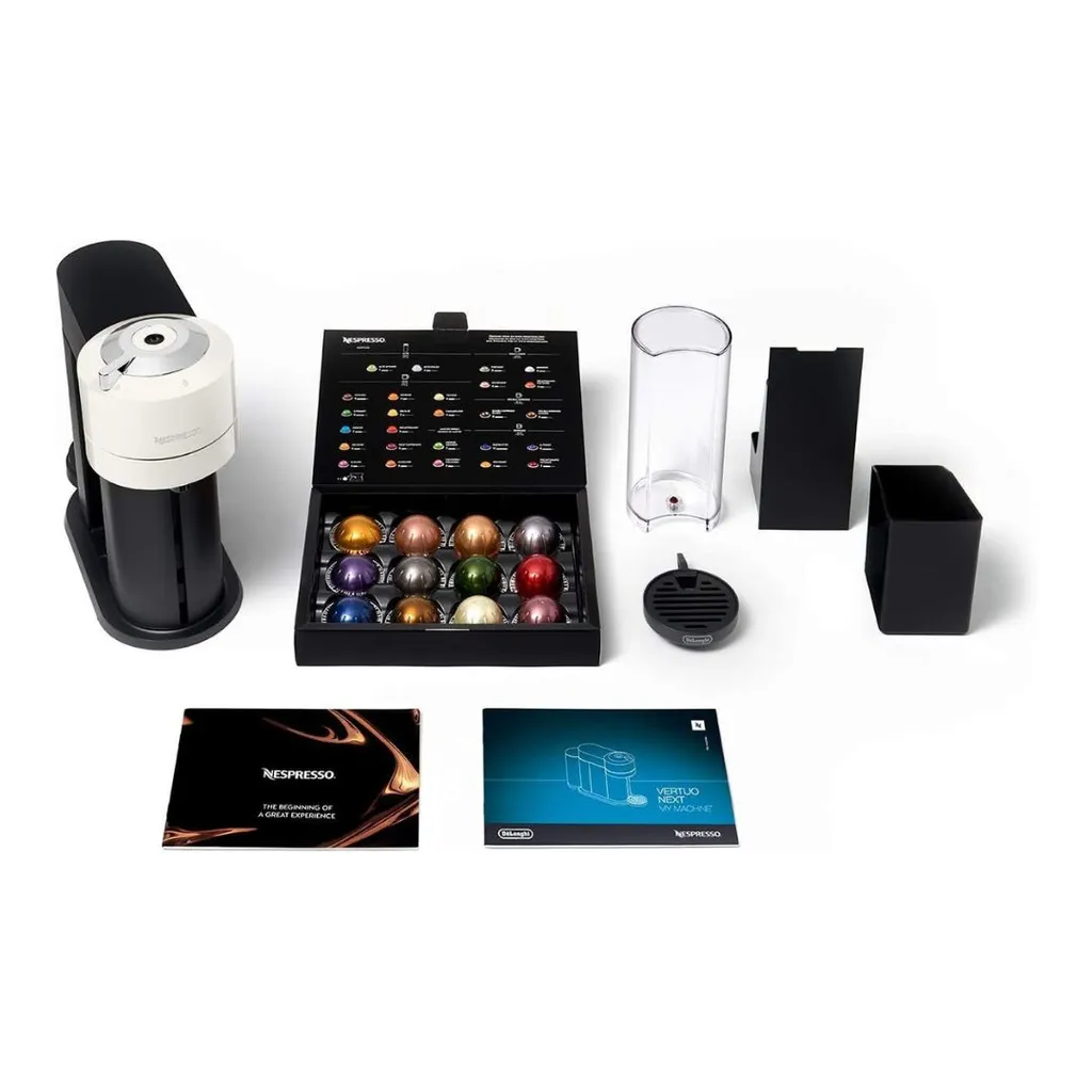 De'Longhi Nespresso-Kapselmaschine Vertuo Next ENV 120.W + Milchaufschäumer 9 De'Longhi Nespresso-Kapselmaschine Vertuo Next ENV 120.W + Milchaufschäumer – Bild 7