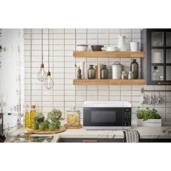 SHARP YC-MS51ES - Mikrowellenherd Mit Einer Funktion - 25 L - Drehteller 31,5 Cm - 900 W Leistung -Günstiges Brat Lust Geschäft 162a84494489ae1ed2fb0a865f1f5853