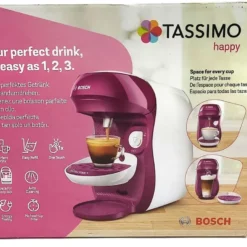 Bosch TASSIMO HAPPY Wild Purple +20 € Gutschein 1400 Watt 0,7 Liter Wassertank -Günstiges Brat Lust Geschäft 166a451673e721b2d53cb1b042628ce8