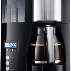 Melitta Optima Timer 100801 Bk, Filterkaffeemaschine Mit Glaskanne Und Timer-Funktion, Abnehmbarer Wassertank, Schwarz -Günstiges Brat Lust Geschäft 171a906363b13c0737f4d33826de5b86
