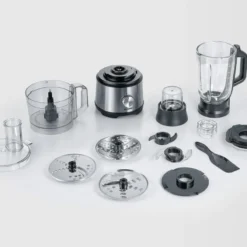 SEVERIN Multifunktionale Küchenmaschine KM 3892 Aus Edelstahl Kunststoff, Edelstahl-gebürstet-schwarz -Günstiges Brat Lust Geschäft 1b1d3eeacc26408cbd81fe9f85559039