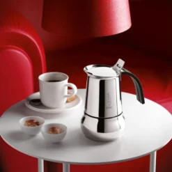 Bialetti Kitty Espressokocher Mit Induktionboden 6 Tassen + Perfetto Moka Classico 100g