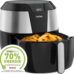 Tefal EY701D Easy Fry XXL Heißluftfritteuse, Fassungsvermögen: 1,6 Kg, Timer,8 Automatische Menüs -Günstiges Brat Lust Geschäft 1e03713c8560c25a1608ca75411e1bfc