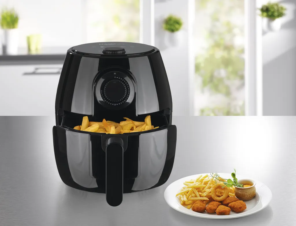 MAXXMEE Heißluft-Fritteuse - 4 L Fassungsvermögen - Schwarz 11 MAXXMEE Heißluft-Fritteuse - 4 L Fassungsvermögen - Schwarz – Bild 9