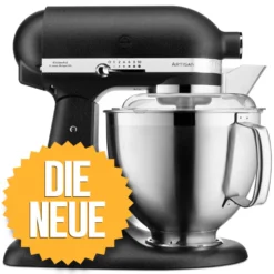 KitchenAid Küchenmaschine ARTISAN PREMIUM 4,8 Liter 5KSM185PSEBK Gusseisen Schwarz -Günstiges Brat Lust Geschäft 20a53baa6905254d8b54ffb7cb519667