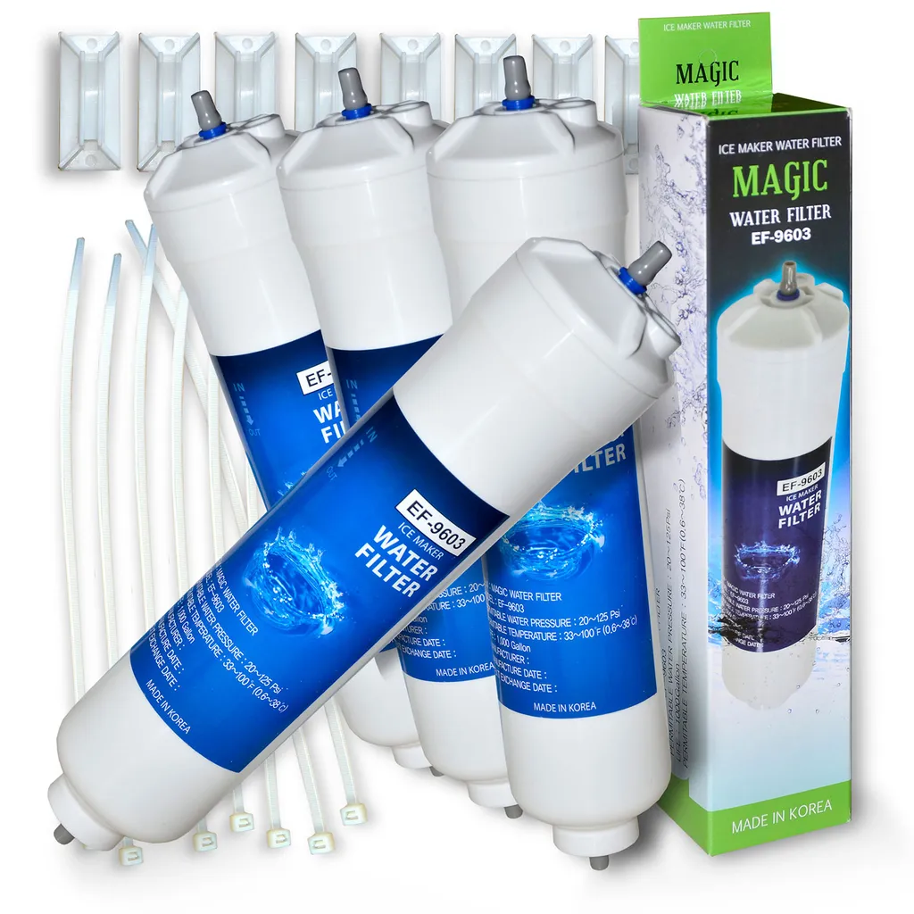 4x Samsung EF9603 Quick Magic Waterfilter, Kühlschrankfilter, EF-9603 3 4x Samsung EF9603 Quick Magic Waterfilter, Kühlschrankfilter, EF-9603
