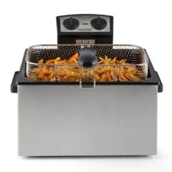 QuickPro XXL 3000 Fritteuse 5l 1,5kg 3000W Timer Edelstahl -Günstiges Brat Lust Geschäft 24e6fcee2c01eaea58890ac77b98bf5d