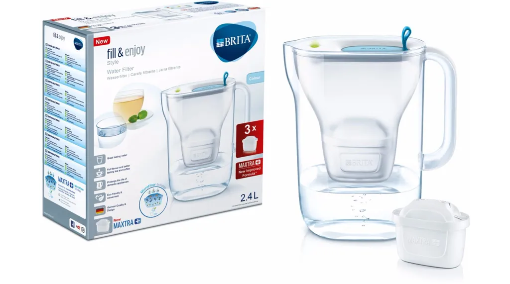 Brita Marella Wasserfilterkanne Weiß Mit 4 Kartuschen Maxtra+ 3 Brita Marella Wasserfilterkanne Weiß Mit 4 Kartuschen Maxtra+