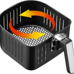 Tectake Heißluftfritteuse Ben 10,2 L - Silber -Günstiges Brat Lust Geschäft 2514c7d89fcb2d8696513542c34fc652