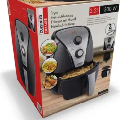 Cuisinier DeLuxe Heißluft-Fritteuse - 3,2 Liter 1300-1500 Watt 18 Cuisinier DeLuxe Heißluft-Fritteuse - 3,2 Liter 1300-1500 Watt -Günstiges Brat Lust Geschäft 25d1c0487d7d4106834bea3d85b42df0