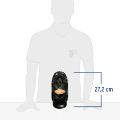 Tchibo Cafissimo Pure Kaffee Kapselmaschine, Black -Günstiges Brat Lust Geschäft 272b333e969b742f5a1100a804df6979 1