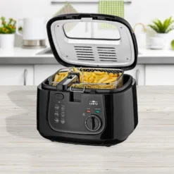 Kunststoff-Fritteuse 2,5 L,1800 Watt, Stufenlos Regelbares Thermostat, Schwarz 9 Kunststoff-Fritteuse 2,5 L,1800 Watt, Stufenlos Regelbares Thermostat, Schwarz -Günstiges Brat Lust Geschäft 27ecd9a4b7def2c8e295b04d76125745