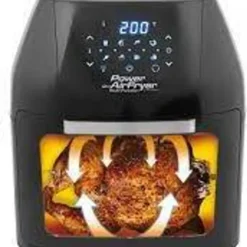 Mediashop Power AirFryer Multi-Function Heißluftfritteuse Backen Toasten Drehgrill Inkl. Rezeptheft Grillspieß 1800 Watt -Günstiges Brat Lust Geschäft 29c8c70b71a8134287c3c20b9d393cd4