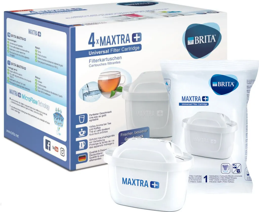 Brita Maxtra+ Wasserfilter 3+1 - Schützt Ihre Geräte Vor Verkalkung (1er Pack) 7 Brita Maxtra+ Wasserfilter 3+1 - Schützt Ihre Geräte Vor Verkalkung (1er Pack) – Bild 5