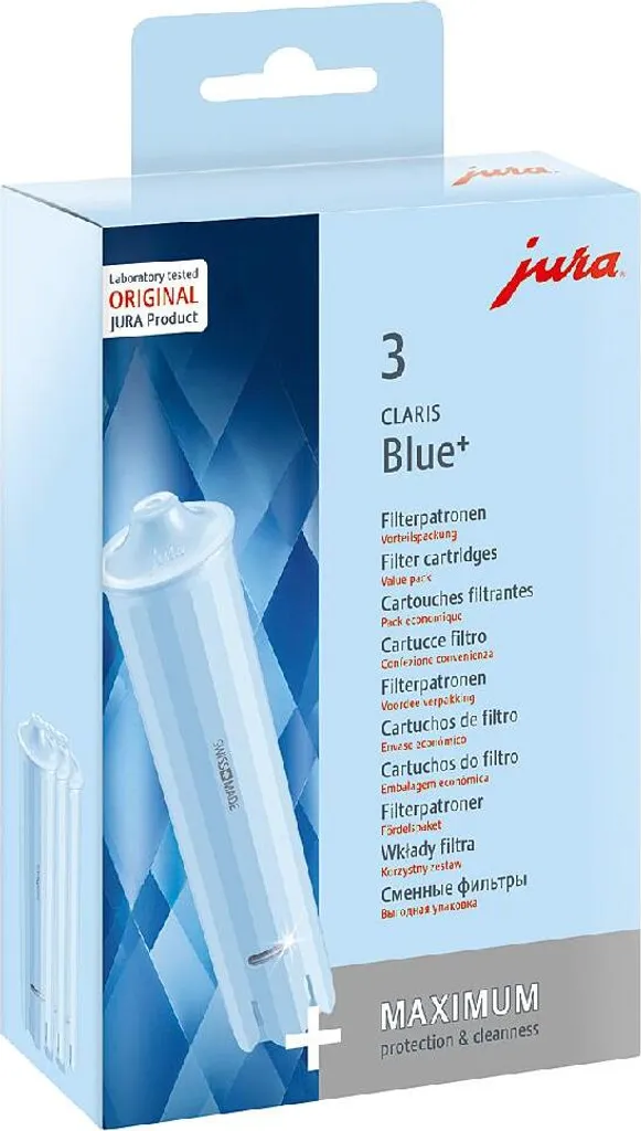 JURA Filterpatrone Claris Blue + 3er-Set 3 JURA Filterpatrone Claris Blue + 3er-Set