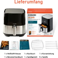 Cosori 5.5L XXL Heißluftfritteuse Mit Dörr-Funktion 23 Cosori 5.5L XXL Heißluftfritteuse Mit Dörr-Funktion -Günstiges Brat Lust Geschäft 2f532d26416a4d2d3b7020068f2aad8f