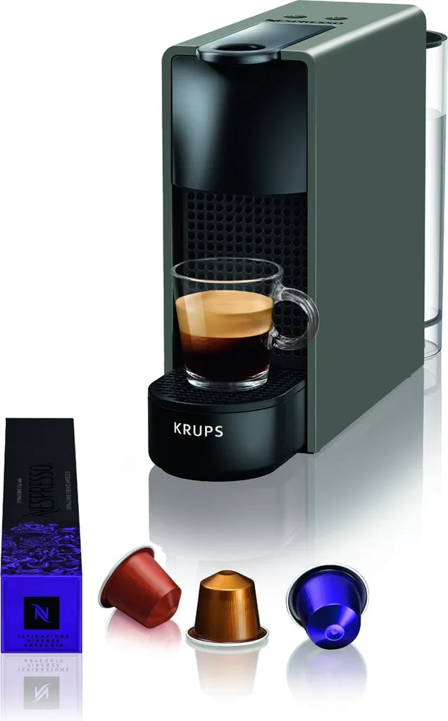 Krups Nespresso Essenza Mini XN110B - Kaffeetassenmaschine - Grau 4 Krups Nespresso Essenza Mini XN110B - Kaffeetassenmaschine - Grau – Bild 2