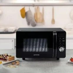 Gorenje MO 20 S 4 BC Stand-Flatbed-Mikrowelle Schwarz, 11 Programme -Günstiges Brat Lust Geschäft 302d4f0e353108cd9751c58f52f0e317