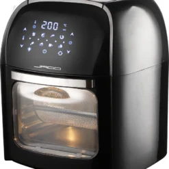 Jago® XXXL 8in1 Heißluftfritteuse 12L + 10 Zubehör - 1800W, LED Display Mit Touch Screen, 8 Programme / Timer, Ohne ÖL - Airfryer, Heißluft, Fritteuse, Heißluftofen, Backofen, Dehydrator, Grill -Günstiges Brat Lust Geschäft 317e7ba17e684ff8b48f5c51eb8f6395